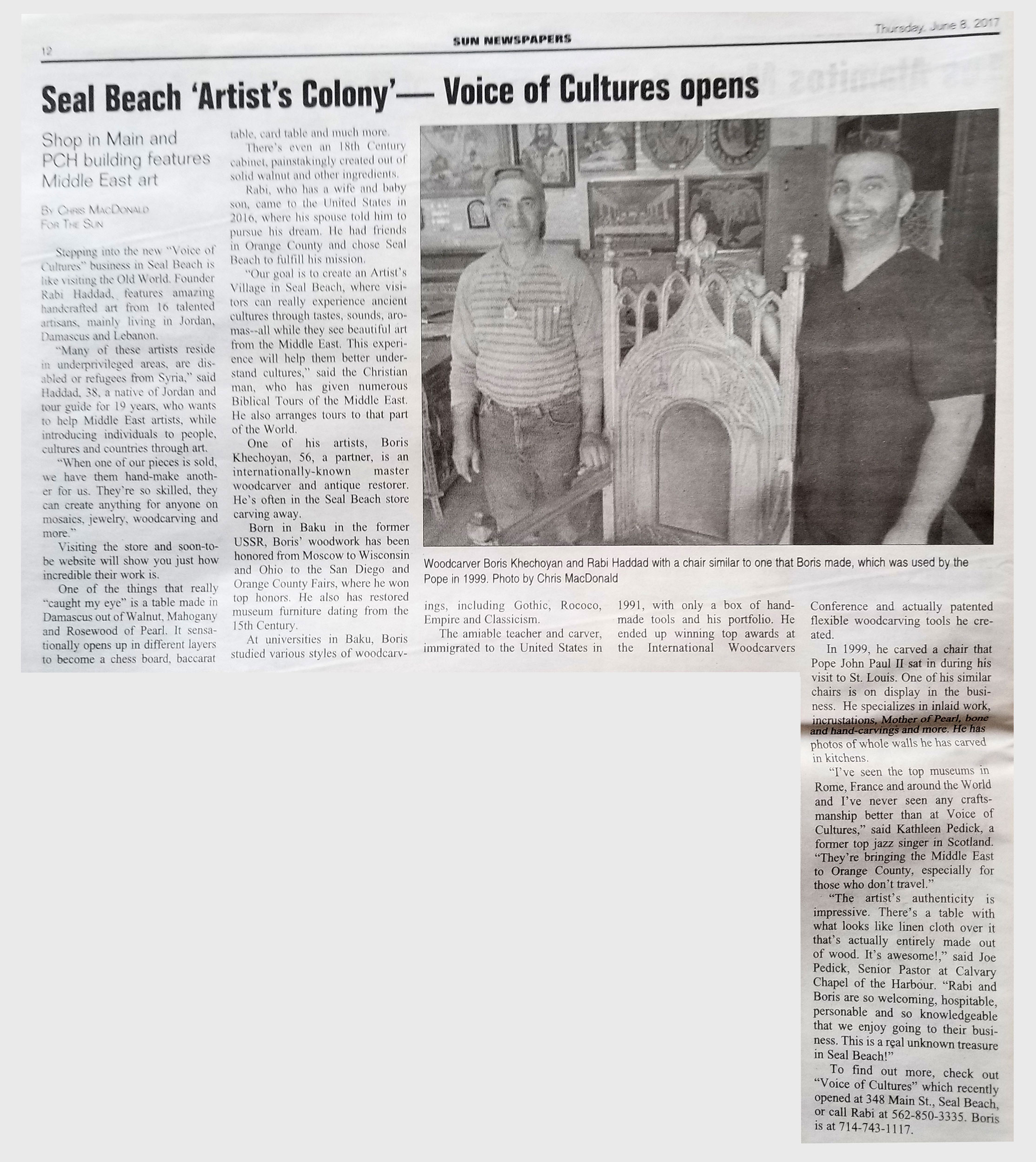 Seal Beach Artist's Colony — Sun Newspapers